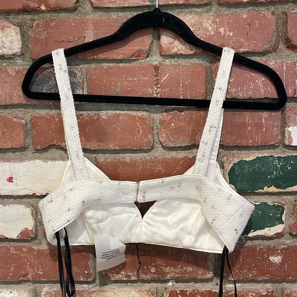 NWT Assignment X Revolve Gisele Bralette in Ivory Pearl size small - Picture 5 of 5